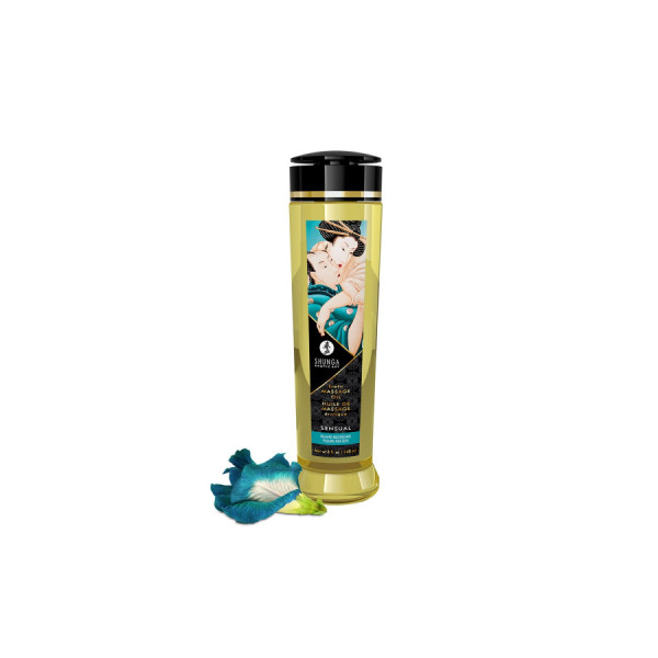 Huile de massage Sensual fleurs des îles aphrodisiaque 240ml 
